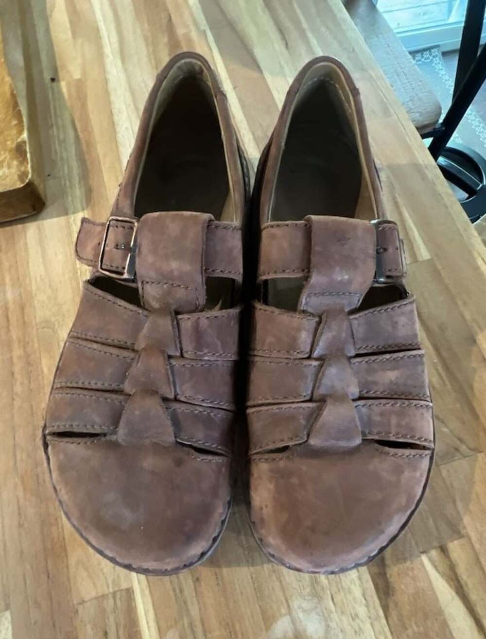 Birkenstocks leather shoes, Size 41